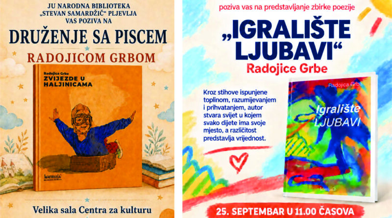 PROMOCIJA GRBINIH KNJIGA U PLJEVLJIMA